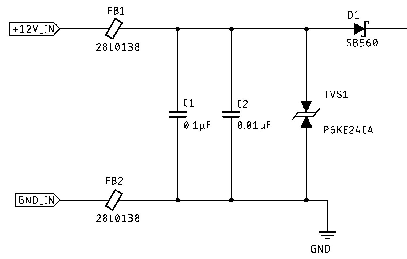 Automotive input protection and transient suppression circuit.