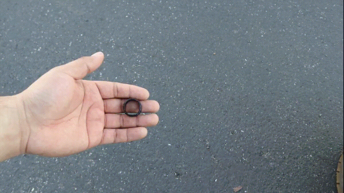 Demo of the keyless ignition system operating on the motorcycle using an NFC ring.