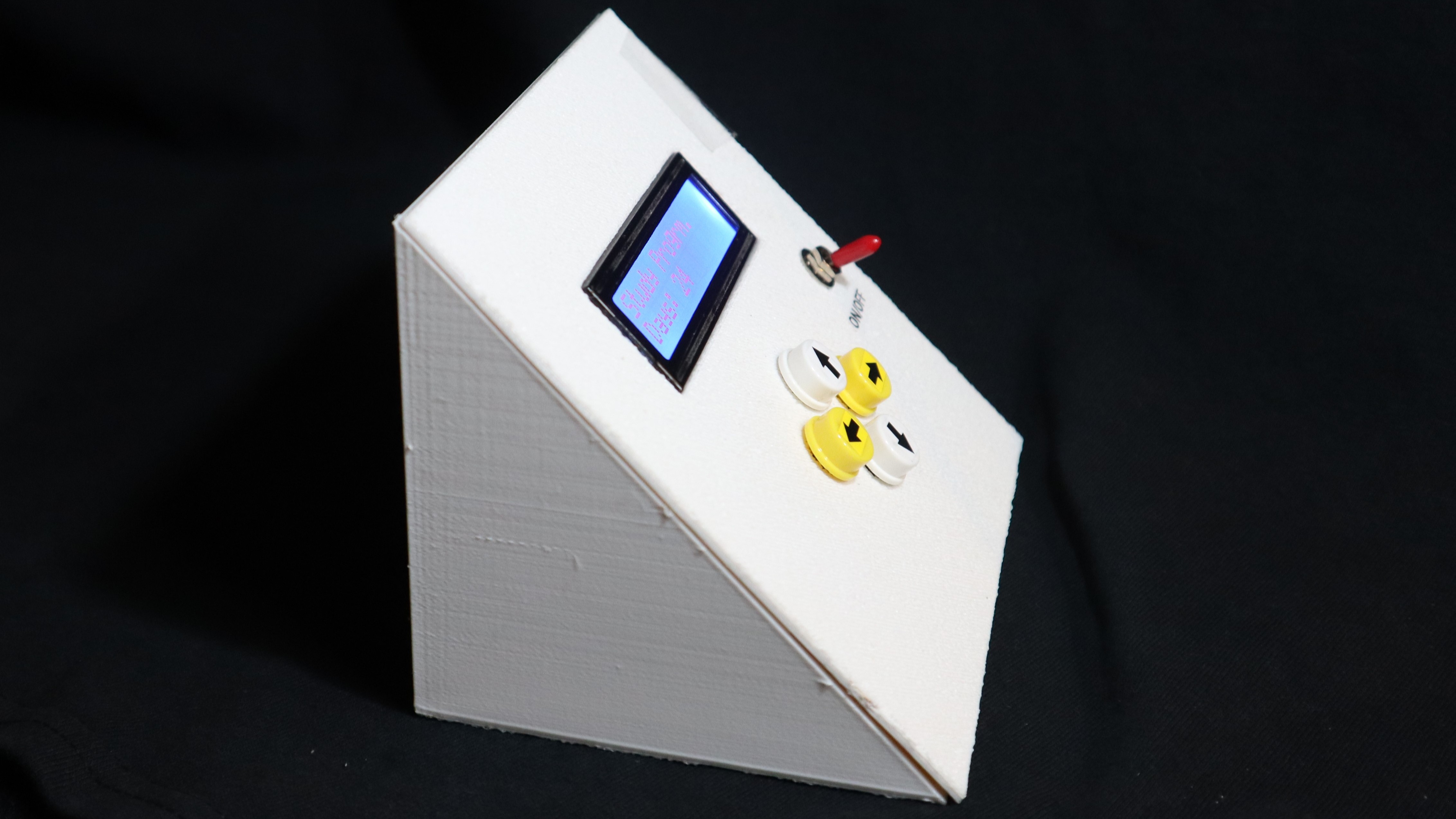 Side close up of the enclosure.